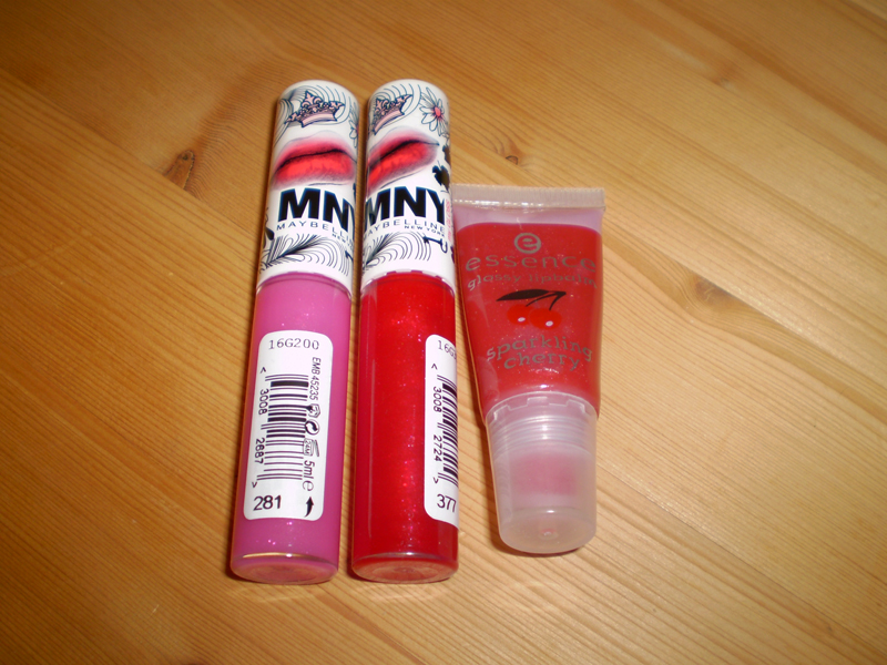 #0053 [Review] MNY my gloss & essence glossy lipbalm sparkling cherry