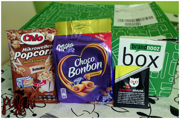 Chio Mikrowellen Popcorn || Milka Choco Bonbon || Guaraná Brause Himbeere