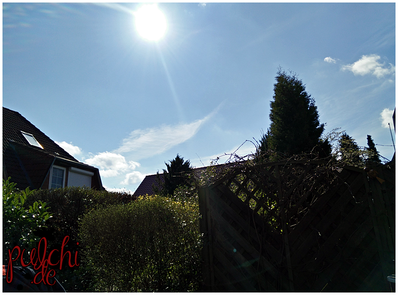 die Sonne auf der Terrasse genießen