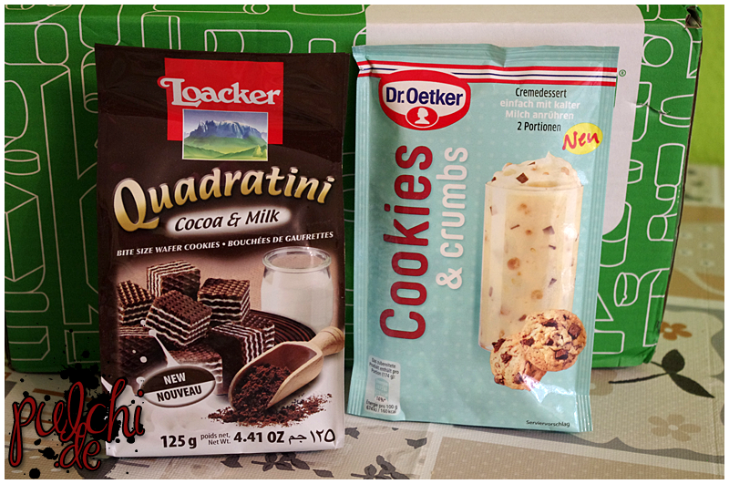 Loacker Quadratini Cacao & Milk || Dr. Oetker Cookies & Crumbs