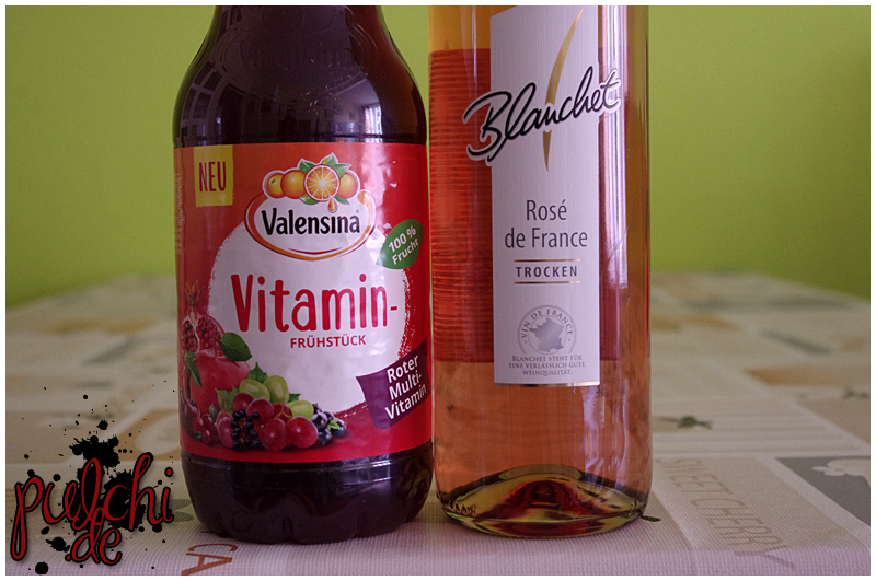 Valensina Vitamin-Frühstück „Roter Multi-Vitamin“ || Blanchet Rosé de France Trocken
