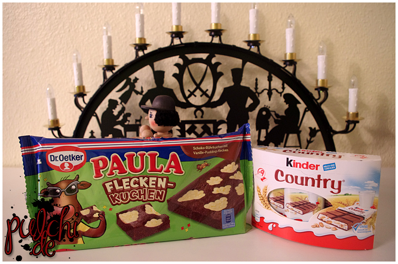 Dr. Oetker Paula Fleckenkuchen "mit Vanille-Pudding-Flecken" || kinder Country
