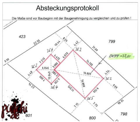 Absteckungsprotokoll