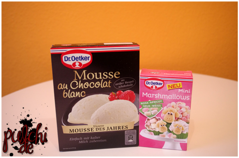 Dr. Oetker Mousse au Chocolat blanc || Dr. Oetker Mini Marshmallows