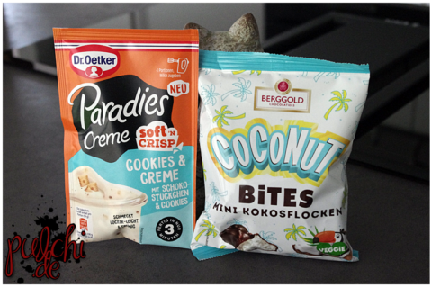 Dr. Oetker Paradies Creme soft´N CRISP Cookies & Creme || BERGGOLD Coconut Bites